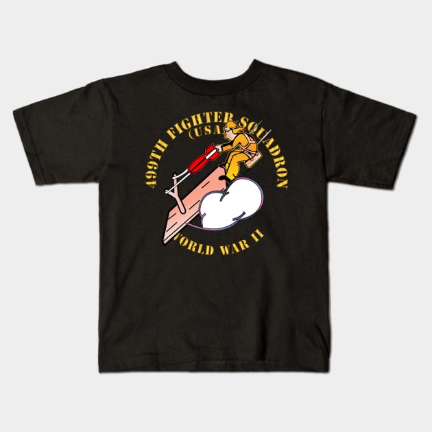 Army Air Corps - 499th Fighter Squadron - WWII - USAAF Kids T-Shirt by twix123844